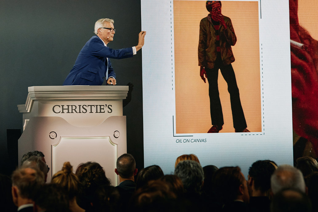   Christie’s Global President, Jussi Pylkkänen, sells Barkley L. Hendricks’s Stanley for a record-breaking $6.1 million 