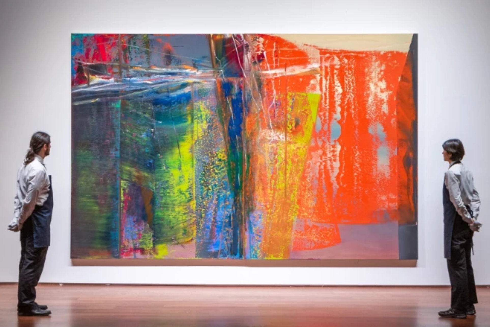 Gerhard Richter, Abstraktes Bild, 1986. Photo: Sotheby's 